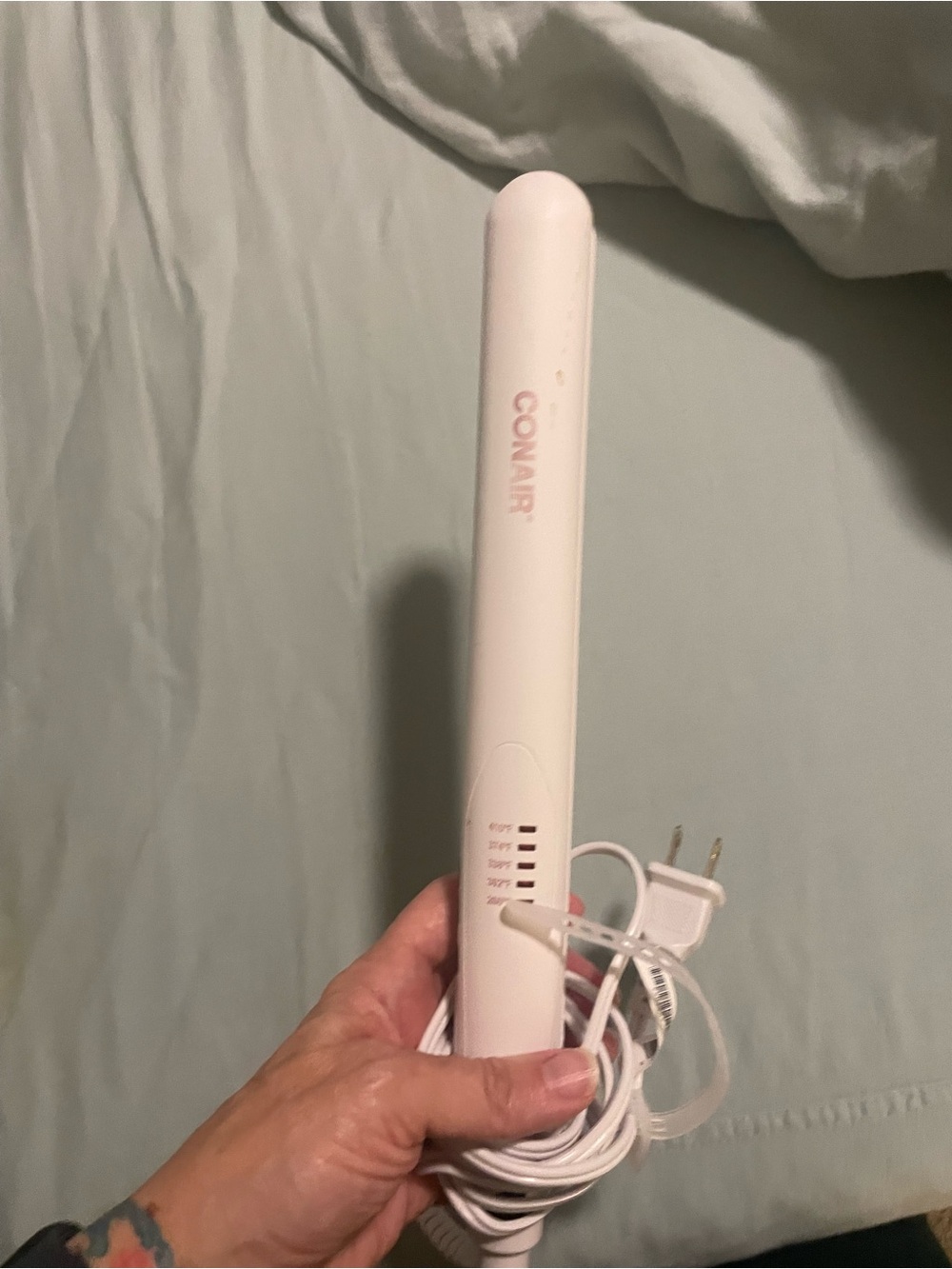 Conair Pink Mini Hair Straightener - Compact Ceramic Travel Flat Iron